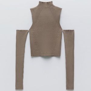 Zara sleeveless knit top